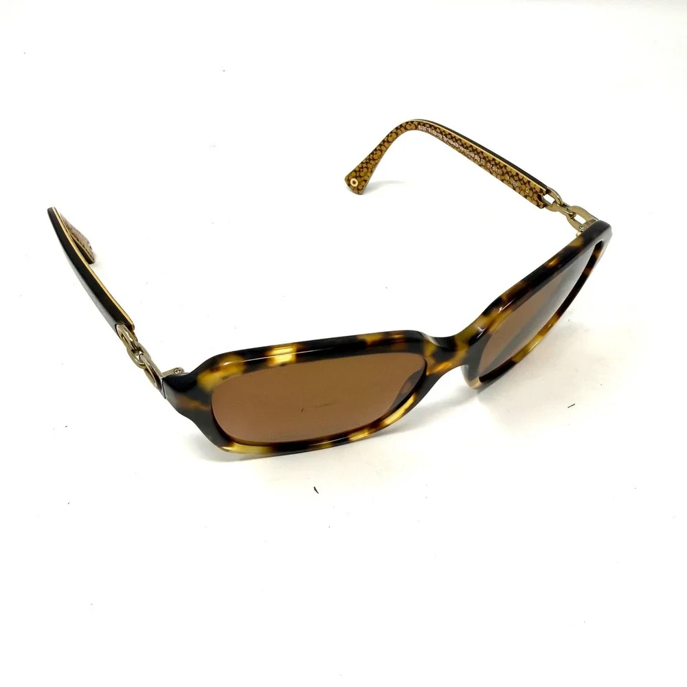 Coach Sunglasses FRAME ONLY HC 8104 L081 Ashley Spotty Tortoise 57-17-135mm